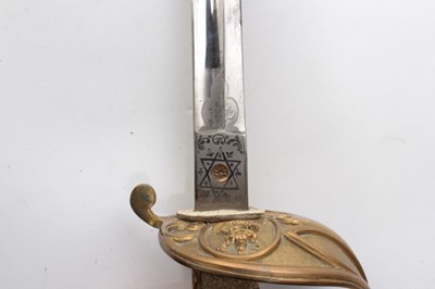 Lot 712 - Victorian 1827 pattern Naval Officers' sword