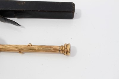 Lot 327 - Alfred Dunhill ball point pen, together with two Dunhill lighters (3)
