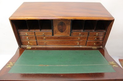 Lot 1228 - Rare early 19th century mahogany campaign desk on stand