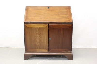 Lot 1360 - George III mahogany estate bureau