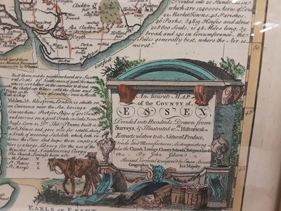 Lot 650 - Emanuel Bowen after John Gibson - late 18th century map of Essex