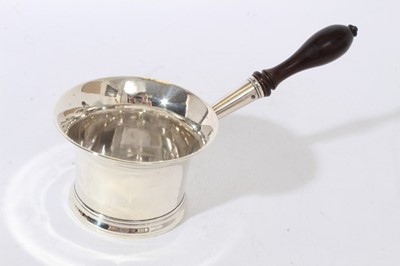 Lot 341 - George II silver brandy warmer
