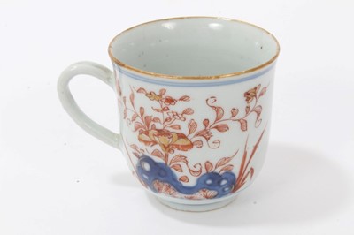 Lot 133 - 18th century Chinese Imari coffee cup, and a Japanese saucer