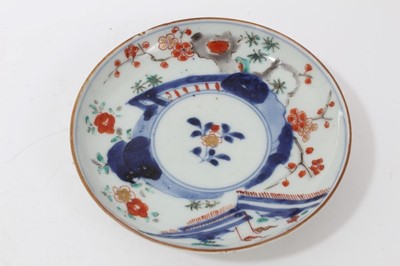 Lot 133 - 18th century Chinese Imari coffee cup, and a Japanese saucer