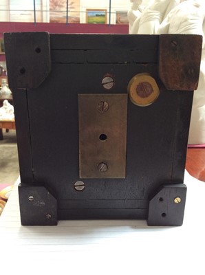 Lot 650 - A fine Vulliamy library clock in rosewood case
