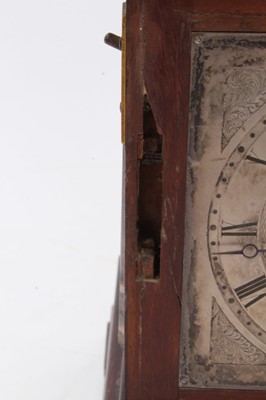 Lot 650 - A fine Vulliamy library clock in rosewood case