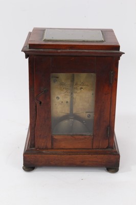 Lot 651 - A fine Parkinson & Frodsham library clock