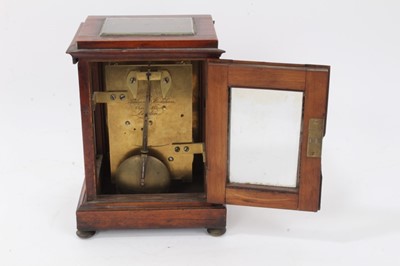 Lot 651 - A fine Parkinson & Frodsham library clock