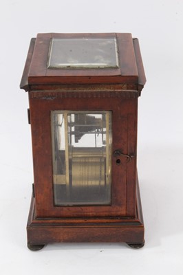 Lot 651 - A fine Parkinson & Frodsham library clock