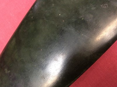 Lot 768 - Rare 19th century Maori greenstone mere Provenance: The Weller-Poley Family Collection, Boxted Hall