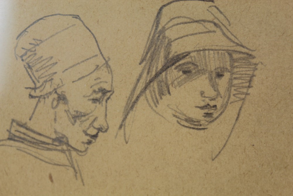 Lot 993 - *Augustus John (1878-1961) pencil sketch