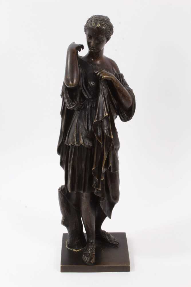 Lot 804 - 19th Century bronze figure of Diana