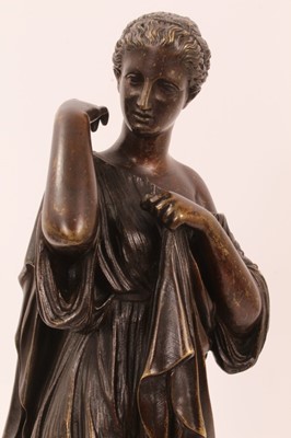 Lot 804 - 19th Century bronze figure of Diana