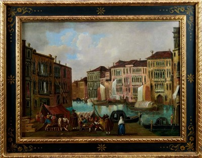 Lot 1080 - Follower of Francesco Guardi circa 1712 - 1793, Venetian scene