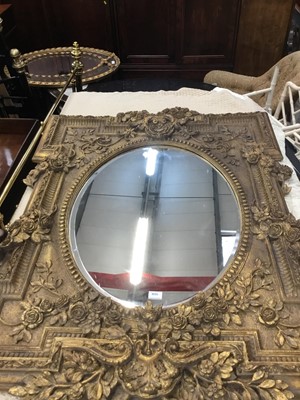 Lot 1036 - Decorative Victorian-style gilt frames wall mirror