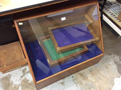 Lot 293 - Table top display cabinet and two others