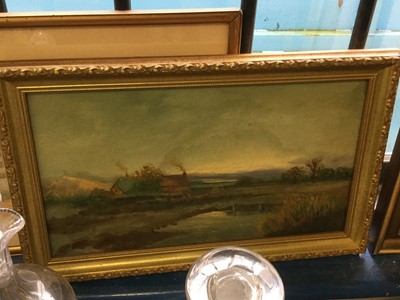 Lot 148 - Pair of 19th Century Florence Gillespie watercolour studies of Kirby Le Soken )