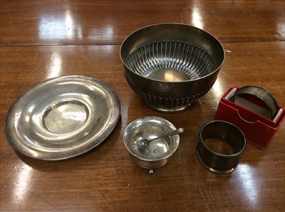 Lot 671 - Group silver items