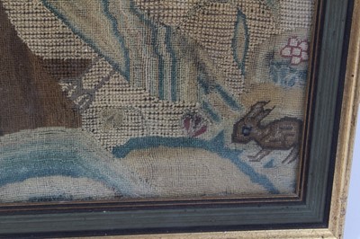 Lot 714 - Early, probably 17th century, needlework fragment