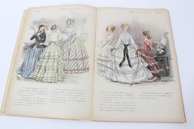 Lot 250 - 19th century French fashion magazine - La Mode de 1830 a 1870