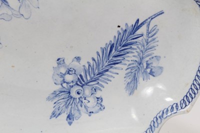 Lot 138 - Two Wedgwood pearlware botanical dishes, circa 1815-20