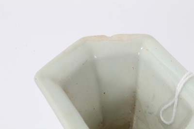 Lot 183 - Pair of celadon glazed Chinese vases
