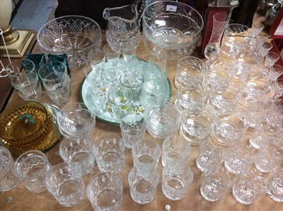 Lot 403 - Group cut glass and other glassware including Cristallerie Zwiesel boxed sets