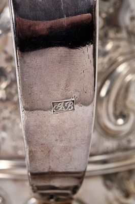Lot 296 - George II silver tankard with later Victorian decoration and spout.