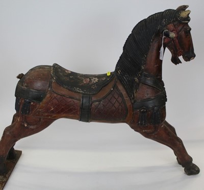 Lot 1519 - 19th Century fairground horse