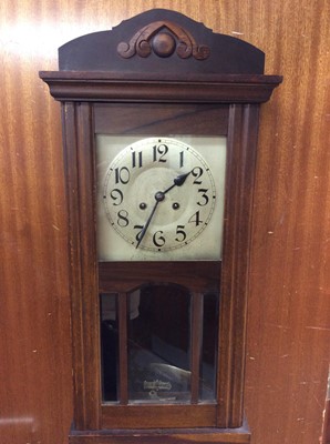 Lot 477 - Regulator wall clock