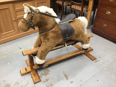 Lot 445 - Rocking horse on stand