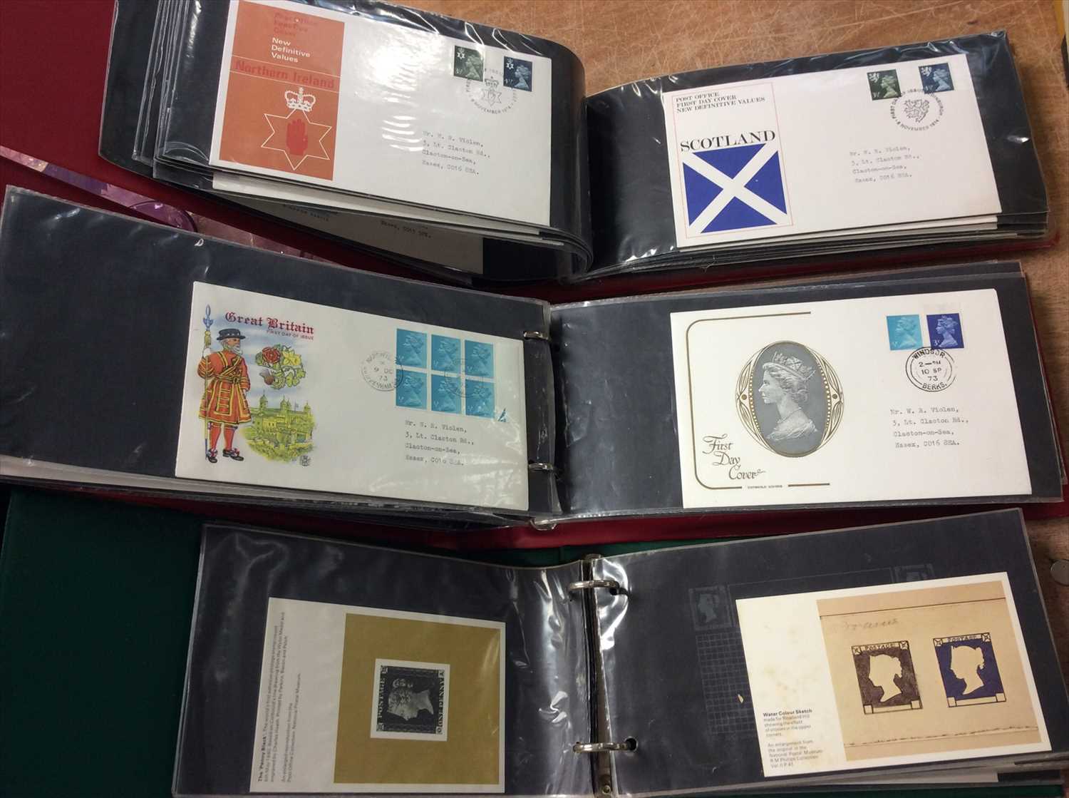 Lot 410 - Three albums of First day covers