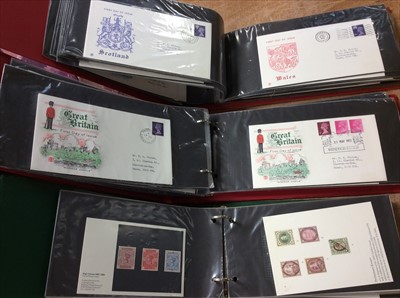 Lot 410 - Three albums of First day covers