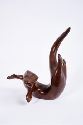 Lot 820 - *Laurence Broderick (b. 1935) bronze ‘Teko Maquette III,' numbered 13/50.