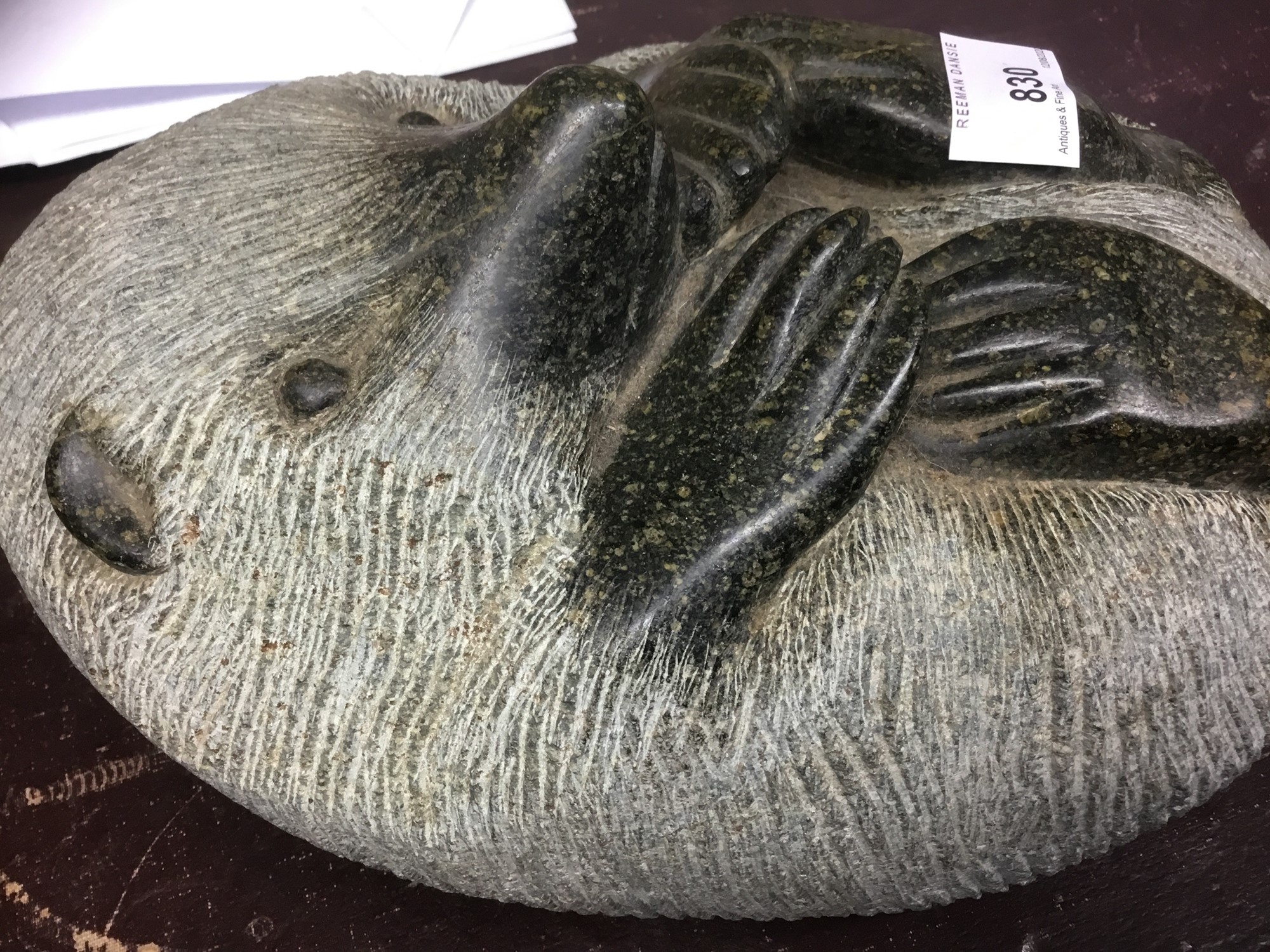 Lot 830 *Laurence Broderick (b. 1935) carved Cornish