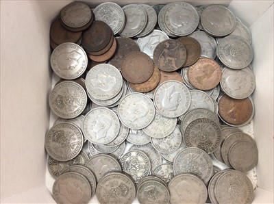 Lot 90 - Box of assorted coinage