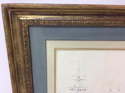 Lot 1020 - John Constable (1776-1837) pencil drawing