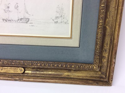 Lot 1020 - John Constable (1776-1837) pencil drawing