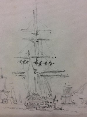 Lot 1020 - John Constable (1776-1837) pencil drawing