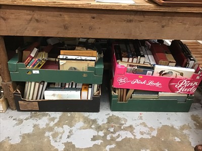 Lot 32 - Eight boxes of antiquarian and later books