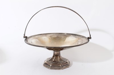 Lot 298 - Silver cake basket