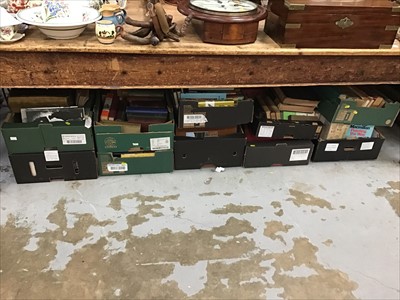 Lot 34 - Ten boxes of antiquarian and later books