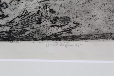 Lot 970 - *Leonard Squirrell (1893-1979) etching - quarry