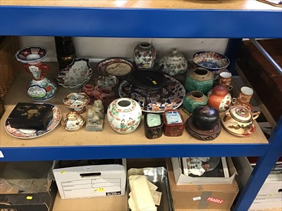 Lot 57 - Collection of Chinese and Japanese porcelain and other items