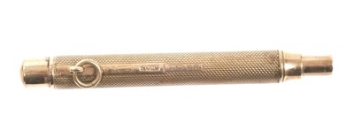 Lot 520 - 9ct gold retractable pencil by Sampson Mordan