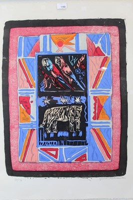 Lot 1182 - *Michael Rothenstein (1908-1993) - woodcut - Zoo II , 1989, signed and numbered 24/75