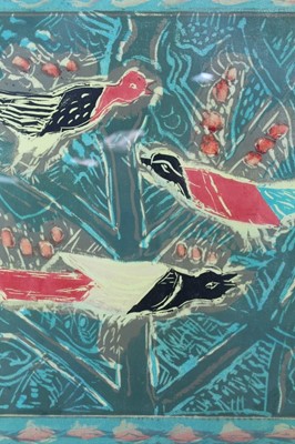 Lot 1181 - *Michael Rothenstein (1908-1993) - woodcut - three birds, signed and numbered 39/65