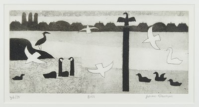 Lot 1175 - *Julian Trevelyan (1910-1988) - etching - ‘Birds’ - signed and numbered 36/75