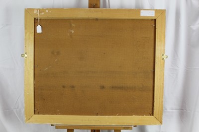 Lot 52 - David Britton , contemporary, oil on board - Clissold Park, London, signed, framed, 60cm x 75cm