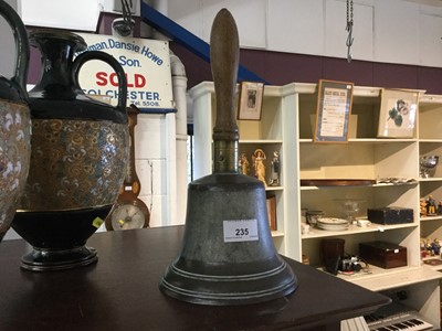 Lot 235 - Victorian hand bell